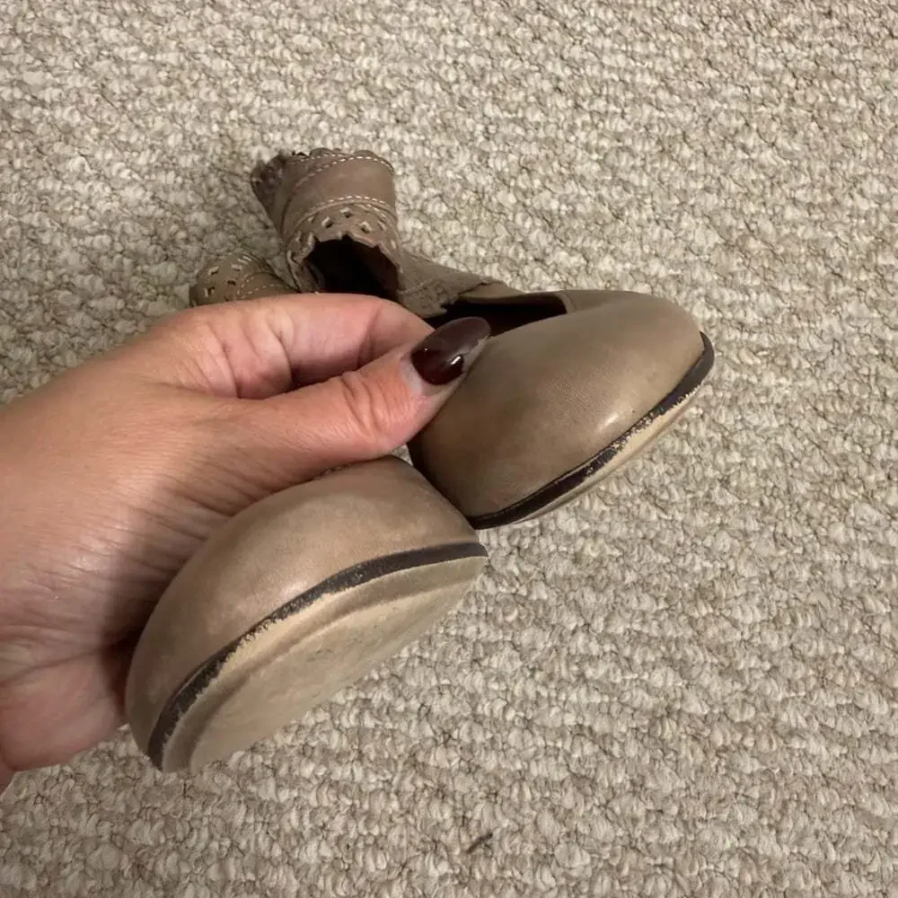 Hispanitas brown heels shoes size 37